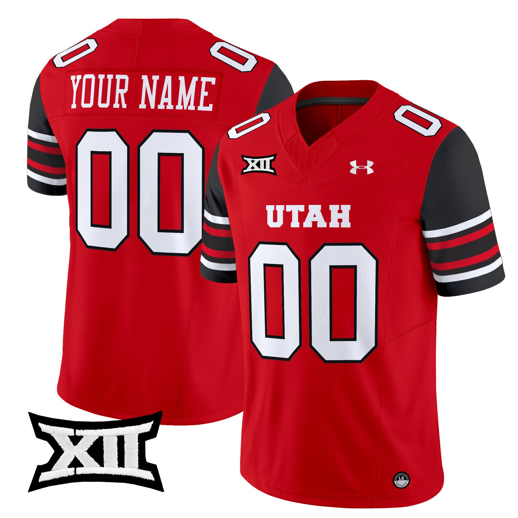 Men Utah Utes Red 2024 Vapor Limited Custom NCAA Jersey->customized ncaa jersey->Custom Jersey
